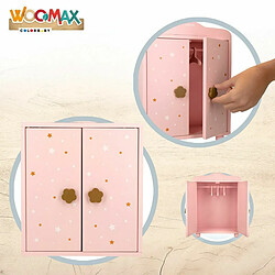 Avis Armoire Woomax Rose Poupées 2 Unités