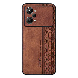 Coque en TPU + PU AZNS anti-chute pour votre Oppo K10 Pro 5G - marron