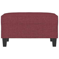 Avis Maison Chic Repose-pied,Tabouret confortable Rouge bordeaux 70x55x41 cm Tissu -MN13440