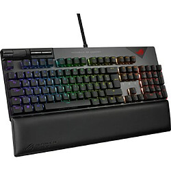 ASUS ROG Strix Flare II clavier USB AZERTY Français Noir, Gris