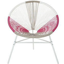 Acheter Beliani Chaise de jardin ACAPULCO Rose fushia