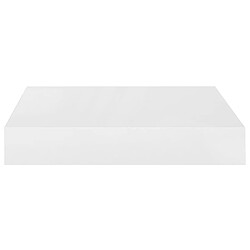 Acheter vidaXL Étagère murale flottante Blanc brillant 23x23,5x3,8 cm MDF