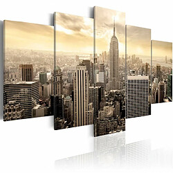 Paris Prix Tableau Imprimé New York & Lever de Soleil 100 x 200 cm