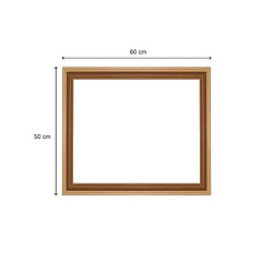 Encadrement Mouluré - NORDLINGER PRO - 50 x 60 cm - 42 x 14 mm - FSC 100%