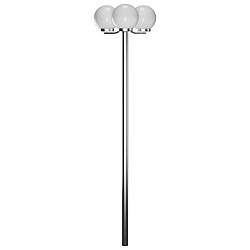 vidaXL Lampadaire de jardin 3 lampes 220 cm