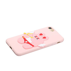 Coque en TPU + PU poupée animale enduite Cupidon pour votre Apple iPhone 7/8 4.7 pouces