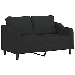 Acheter Maison Chic Ensemble de canapés 2 pcs avec coussins, Canapé droit Sofa pour Salon Noir Tissu -GKD835207