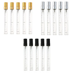 15x10ml Bouteille de Parfum Échantillon Pulvérisateur Parfum Portable de Voyage