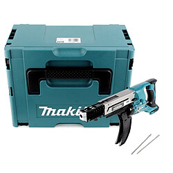 Makita DFR 750 ZJ Visseuse automatique sans fil à Magasin 18V 45-75mm + Coffret Makpac - sans batterie - sans chargeur