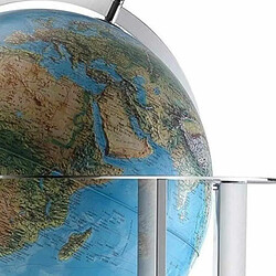 Avis Atmosphere Globe terrestre lumineux sur pied Ø 50 cm - Steel Blue