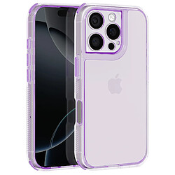 Avizar Coque pour iPhone 16 Pro Coins Antichoc Bumper Violet