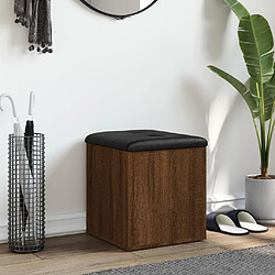 Avis Maison Chic Banc de rangement | Meuble de rangement d'Entrée | Coffres d'Intérieur chêne marron 42x42x45 cm bois d'ingénierie -MN31373