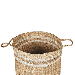 Acheter Beliani Lot de 3 paniers en jute naturel et beige ZHOB