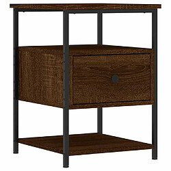 Avis Maison Chic Lot de 2 Tables de chevet - Tables de Nuit chêne marron 40x42x56cm bois d'ingénierie