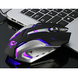 Avis Professional LED optique USB souris san fil rechargeable, Jeux de Souris Gaming Bluetooth, Gamer Souris Noir