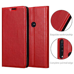 Cadorabo Coque Motorola ONE MACRO Etui en Rouge pas cher