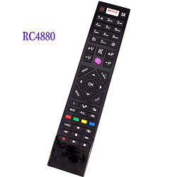 GUPBOO RC4880 pour télécommande TV BUSH TENSAI VESTEL NETFLIX RC-4880