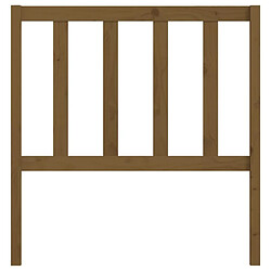 Acheter Maison Chic Tête de lit scandinave pour lit adulte,Meuble de chambre Marron miel 96x4x100 cm Bois massif de pin -MN26096