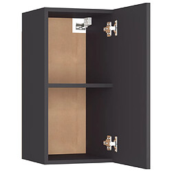 Acheter vidaXL Meuble TV Gris 30,5x30x60 cm Bois d’ingénierie