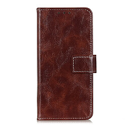 Wewoo Housse Coque Pour Galaxy S11 + Retro Crazy Horse Texture en cuir à rabat horizontal avec support et fentes cartes et cadre photo et portefeuille marron