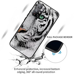 Coque en TPU anti-rayures tigre pour Xiaomi Redmi Note 11/Poco M4 Pro 5G