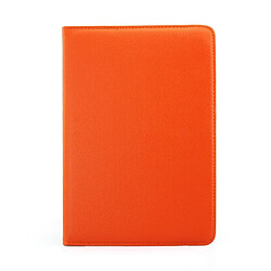 Wewoo Housse Étui Orange pour Samsung Galaxy Tab A 9.7 / P550 Litchi Texture 360 degrés de rotation en cuir de protection avec support