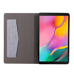 Acheter Wewoo Housse Coque Pour Galaxy Tab a 10.1 2019 Étui en cuir PU T510 / T515 Teature avec à rabat horizontal porte-carte et fentes cartes Gris