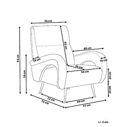 Avis Beliani Fauteuil SVALOV Gris