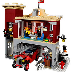 Avis Lego 10263 Icônes La Caserne des Pompiers Hivernale Multicolore