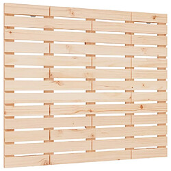 Maison Chic Tête de lit scandinave,Meuble de chambre murale 81x3x91,5 cm Bois massif de pin -MN23070