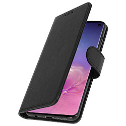 Avizar Housse Samsung Galaxy S10 Étui Portefeuille Support Stand noir