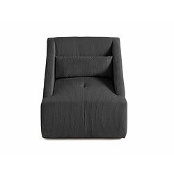 Lisa Design Onyx - fauteuil - en velours côtelé pas cher