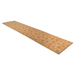 Vidal Tapis de couloir en laine 391x84 beige Ziegler