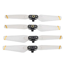 4 pcs accessoires d'hélice pour dji spark drone rc pièces de rechange blanc transparent