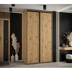 Abiks Meble Armoire DAVOS 1 À Portes Coulissantes 235,2/140/60 2 Portes