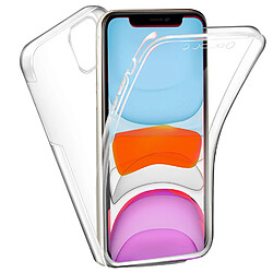 Xeptio Coque 360 degrés Apple iPhone 11 6,1 pouces Protection intégrale arrière PC Case et Avant TPU Transparente Smartphone 2019 - iPhone 11 6.1