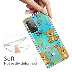 Coque en TPU anti-rayures ours pour votre Samsung Galaxy A13 4G