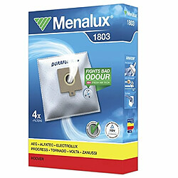 Menalux 1803 4 Sacs Aspirateur Compatible pour Hoover Progress Freespace + 1 Filtre Moteur + 1 Micro Filtre