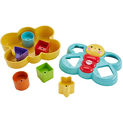 Acheter Fisher-Price Trieur De Forme Papillon jouet bébé avec 6 blocs de 4 formes différentes pour apprendre à trier et à empiler, 6 mois et plus, CDC22