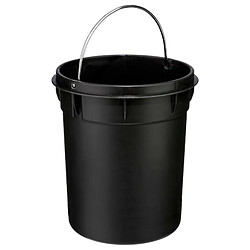 Poubelle de Salle de Bain Métal 3L Gris