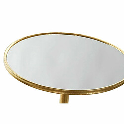 Table d'appoint DKD Home Decor Miroir Doré Métal (40 x 40 x 72 cm)