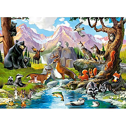 Castorland Puzzle 70 pièces : Animaux de la forêt