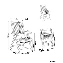 Avis Beliani Chaise de jardin JAVA Bois Bois clair