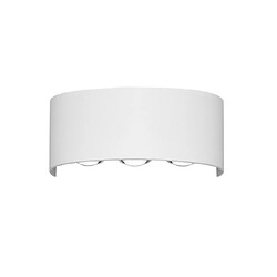 Luminaire Center Applique murale extérieur Ortelo Blanc sablé