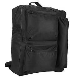 Universal Sac à dos pour fauteuil roulant Bandoulière réglable Grande capacité Accessoires pour fauteuil roulant et déambulateur Sac de rangement latéral