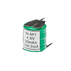 vhbw Batterie remplacement pour 4/V15H pour modèlisme RC (20mAh, 4,8V, NiMH), avec connexion à 3 broches