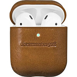 DBRAMANTE1928 Coque pour AirPods en Cuir Copenhagen Marron