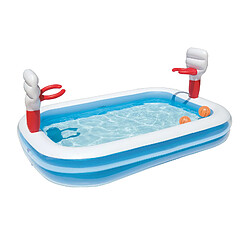 Piscine Gonflable Pour Enfants avec Panier de Basket Bestway 254x168x102 cm