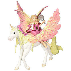 Schleich Figurine: Fée Feya et une licorne ailée