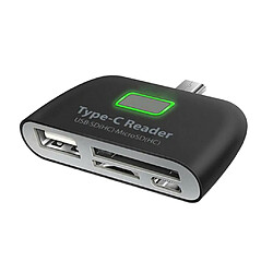 Avis Adaptateur USB C 3.1 Type C vers USB 2.0 HUB OTG Lecteur de carte mémoire Micro SD / TF